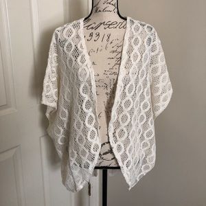 Charlotte Russe crocheted kimono